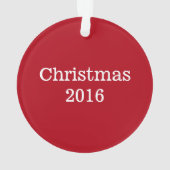 Creëer Uw eigen stijlvolle en geluidsfoto's Ornament (achterkant)