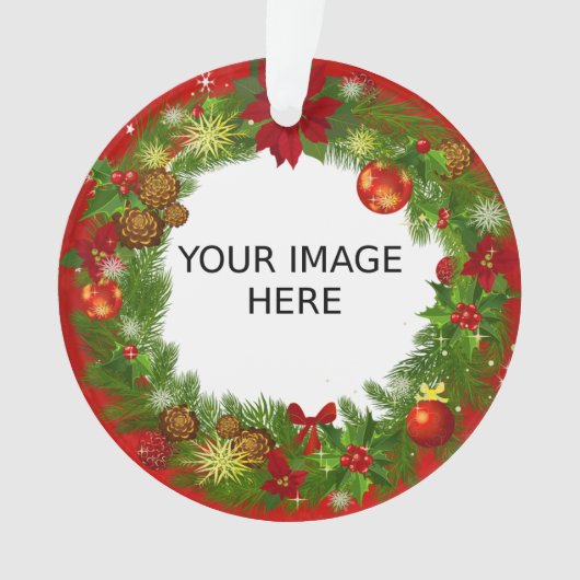 Creëer Uw eigen stijlvolle en geluidsfoto's Ornament (voorkant)