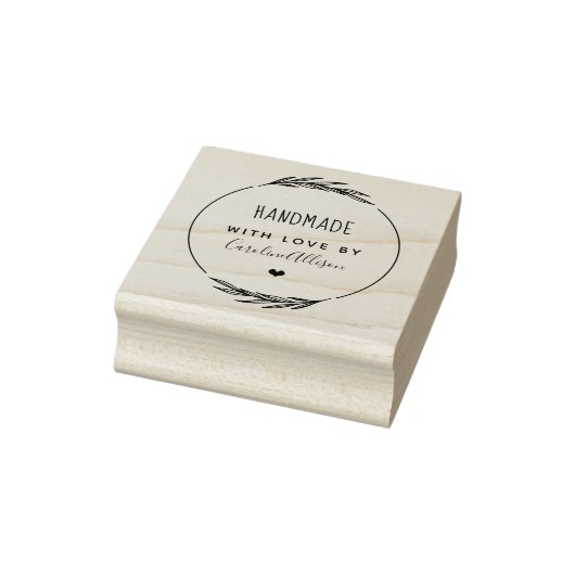 Creëer uw eigen stijlvolle handheld met liefde rubberstempel (Stempel)