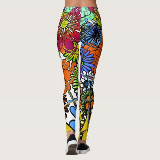 Creëer uw eigen stijlvolle, stijlvolle, unieke pat leggings (Achterkant)