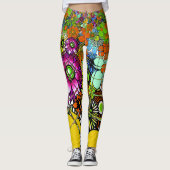 Creëer uw eigen stijlvolle, stijlvolle, unieke pat leggings (Voorkant)