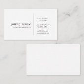 Creëer uw eigen, stijlvolle vormgeving met design  visitekaartje (Voorkant / Achterkant)