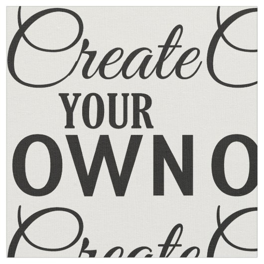 Creëer Uw eigen Stof (Close Up)