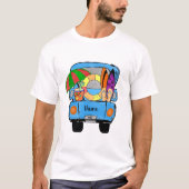 Creëer Uw eigen strandwagen T-shirt (Voorkant)