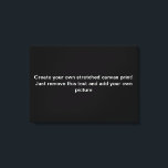 Creëer Uw eigen stretched canvas Print<br><div class="desc">Sissy Pesticide, "the Tart of Pop" In the vein of Shock Rockers (een weirdo kerel met een girale bijnaam) komt hier horror schilder Sissy Pesticide! Sissy's werk is geïnspireerd door pillen en drank, geweldige muziek, horror films, misdaad, risqué nauwing, met een razor rand van een klassieke hartkapotte glamour met gevaarlijke...</div>