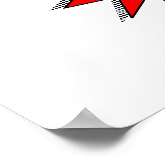 Creëer Uw eigen superheld Onomatopoeias! POW! Poster (Hoek)