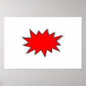 Creëer Uw eigen superheld Onomatopoeias! POW! Poster (Voorkant)