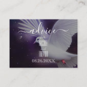 Creëer uw eigen surrealistische geschilderde duif advieskaart (Voorkant)