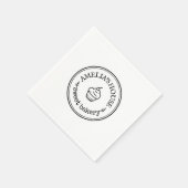 Creëer Uw eigen Sweet Bakery Cafe Logo Business Servet (Hoek)