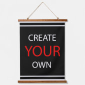 Creëer Uw eigen systeem - persoonlijke set / portr Hangend Wandkleed (Voorkant)