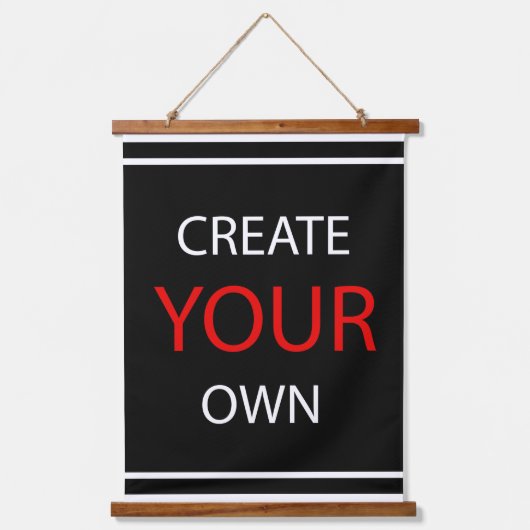 Creëer Uw eigen systeem - persoonlijke set / portr Hangend Wandkleed (Voorkant)