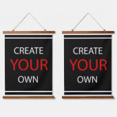 Creëer Uw eigen systeem - persoonlijke set / portr Hangend Wandkleed (Dubbel)