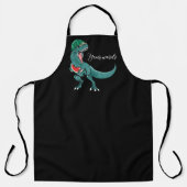 Creëer Uw eigen T-Rex Dinosaurus Watermeloen Schort (Voorkant)