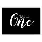 Creëer uw eigen - Table One Kaart (Voorkant)