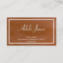 Creëer Uw eigen Tangerine Visitekaartje