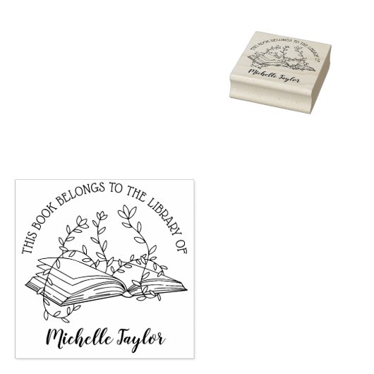 Creëer Uw eigen tapewisselaar van het Boek Lover v Rubberstempel (Gestempeld)