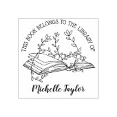 Creëer Uw eigen tapewisselaar van het Boek Lover v Rubberstempel (Afrduk)