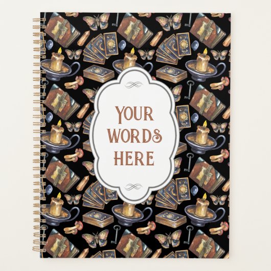 Creëer Uw eigen tarotmagie Planner (Voorkant)