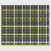 Creëer Uw eigen Tartanplein in een doos Cadeaupapier (Vlak)