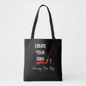 Creëer uw eigen Tas, merk, gepersonaliseerd Tote Bag (Voorkant)