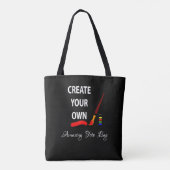 Creëer uw eigen Tas, merk, gepersonaliseerd Tote Bag (Achterkant)