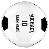 Creëer Uw eigen teamnummer Voetbal (Gedraaid)