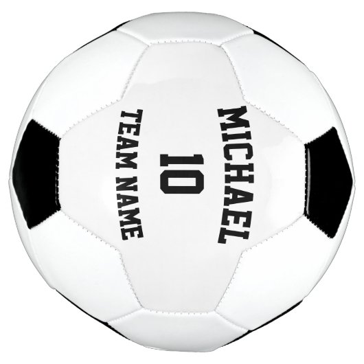 Creëer Uw eigen teamnummer Voetbal (Gedraaid)