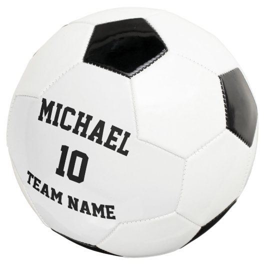 Creëer Uw eigen teamnummer Voetbal (Drie kwart)