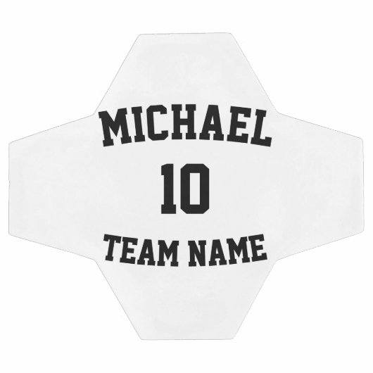 Creëer Uw eigen teamnummer Voetbal (Enkel)