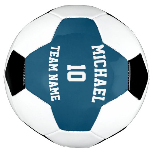 Creëer Uw eigen teamnummer Voetbal (Gedraaid)