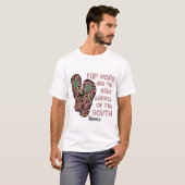 Creëer Uw eigen Teenslippers glaspantoffels T-shirt (Voorkant volledig)