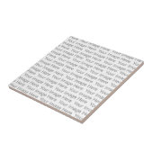 Creëer Uw eigen tegel Tegeltje (Zijkant)