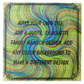 CREËER UW EIGEN TEGELTJE (Voorkant)