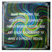 CREËER UW EIGEN TEGELTJE (Voorkant)