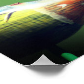 Creëer uw eigen tekst Dragonfly Natuur Poster (Hoek)