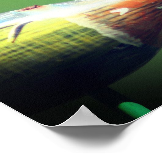 Creëer uw eigen tekst Dragonfly Natuur Poster (Hoek)