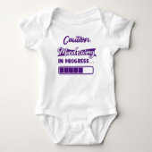 Creëer uw eigen tekst en ontwerp:-) baby romper (Voorkant)