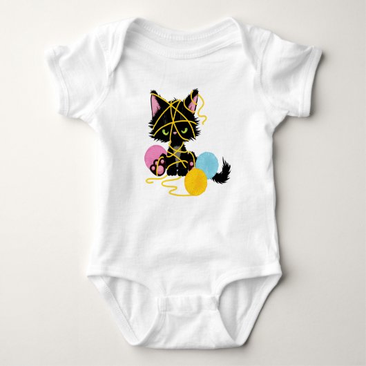 Creëer uw eigen tekst en ontwerp:-) baby romper (Voorkant)