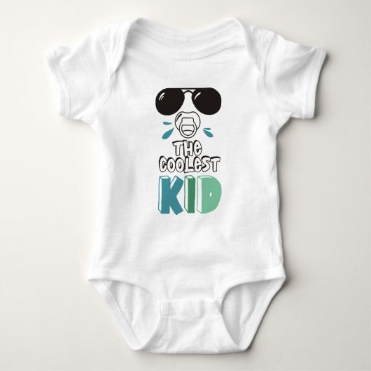 Creëer uw eigen tekst en ontwerp:-) baby romper (Voorkant)