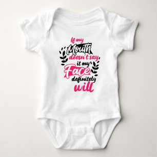 Creëer uw eigen tekst en ontwerp:-) baby romper