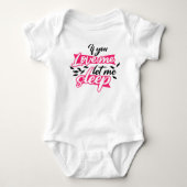 Creëer uw eigen tekst en ontwerp:-) baby romper (Voorkant)