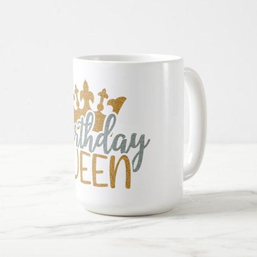 Creëer uw eigen tekst en ontwerp: -) mok koffie (Voorkant rechts)