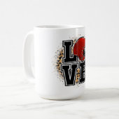 Creëer uw eigen tekst en ontwerp: -) mok koffie (Voorkant links)