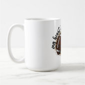 Creëer uw eigen tekst en ontwerp: -) mok koffie (Links)