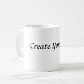 Creëer Uw eigen tekst Gedrukte naam bestelt uw Koffiemok (Voorkant links)