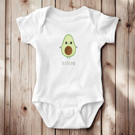 Creëer Uw eigen tekst - grillige kawaii avocado Romper