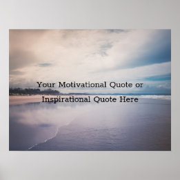 Creëer Uw eigen tekst Inspirerend Motivatie Poster