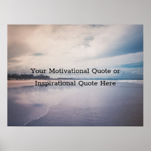 Creëer Uw eigen tekst Inspirerend Motivatie Poster