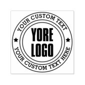 Creëer Uw eigen tekst Logo Zelfinktende Stempel (Design)