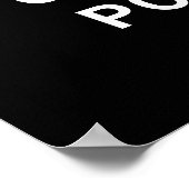 Creëer uw eigen tekst of citaat zwart-wit poster (Hoek)